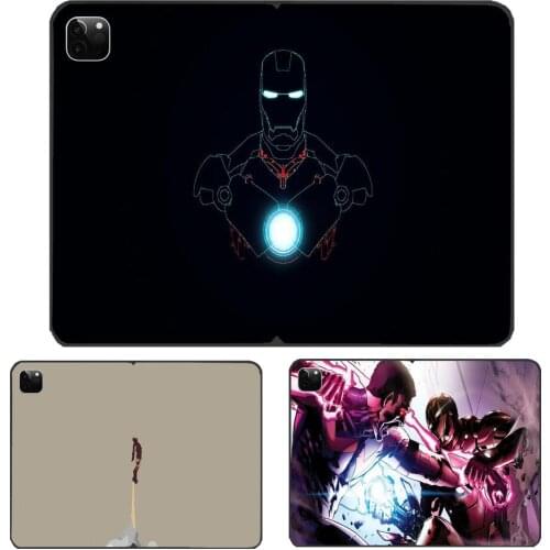 Love Marvel Avengers Iron Man Captain America Spider-Man iPad Case For i Pad 10.2 Case Hunter X Hunter Soft Silicone Back Funda