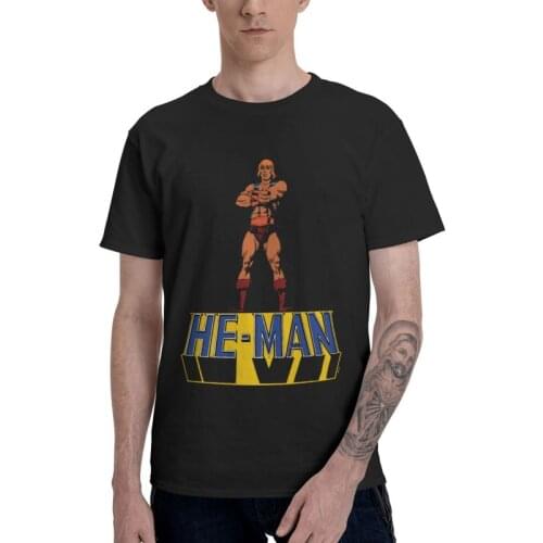 He-Man And The Masters Of The Universe T Shirts Men Short Sleeve 100% Cotton T-shirts 80s Eternia Tee Tops Harajuku Tshirt Gift