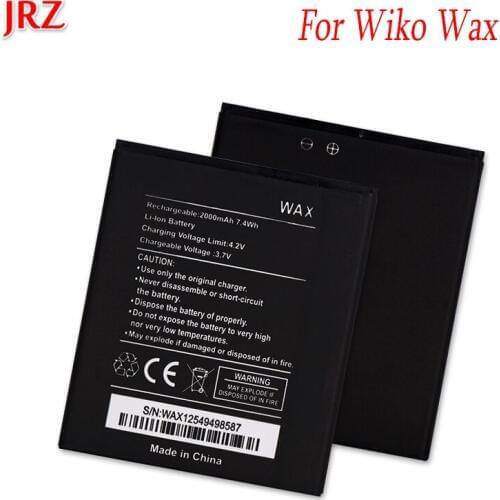 JRZ 2000mAh For Wiko WAX Battery Batterie Bateria AKKU Accumulator For Wiko WAX Phone