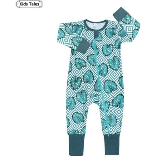 Kids Tales Autumn Infant Baby Romper Girls Boys Cute Cartoon Animal Stripe Clothes for Kids Long Sleeve Jumpsuit Outfits Fall