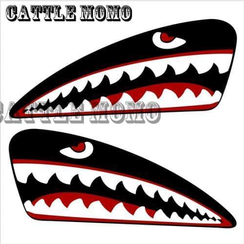 3.3 Gallon Gas Tank Decal Motorcycle Shark Decals For Harley Sportster XL883L/N/R XL1200C/S/L/N/R/V XR1200 Motor Tank Sticker