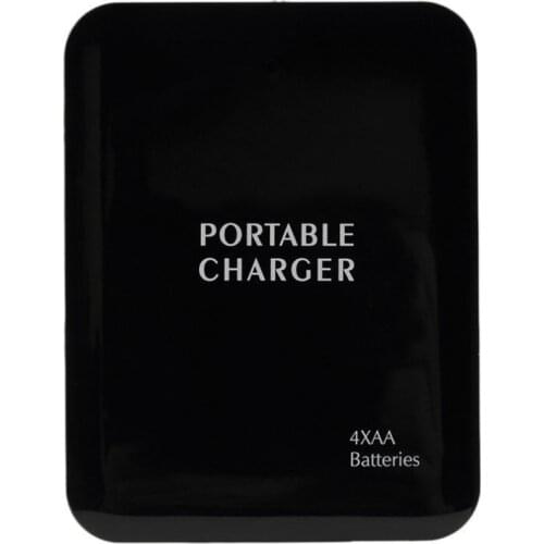 Portable Torch / OFF / USB USB 4AA Battery Emergency Charger Case For Cell Phone Wholesale