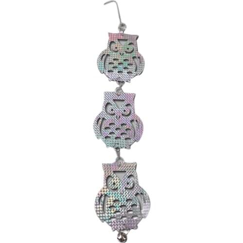 Garden Reflective Fake Owl Supplies Hanging Reflective Owl Scarecrow Scares Bird Pigeons Woodpecker Repellent Birds