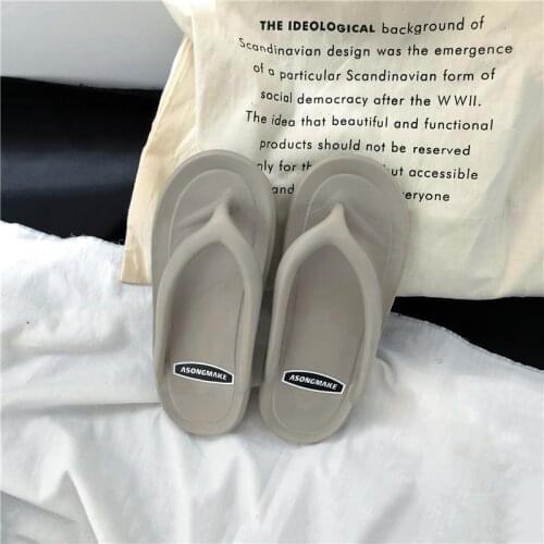 2021 Summer Men Flip Flops Non-slip Beach Outdoor Male Sandals Soft Light Weight Slippers Bathroom Slides Shoe Zapatos Hombre A4
