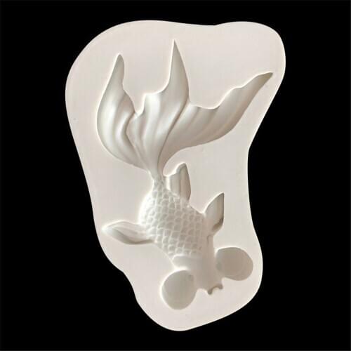 Silicone Goldfish Cake Mold Fondant Lucky Fish Muold Candy Chocolate Molds DIY Summer Party Cake Decorating Tools