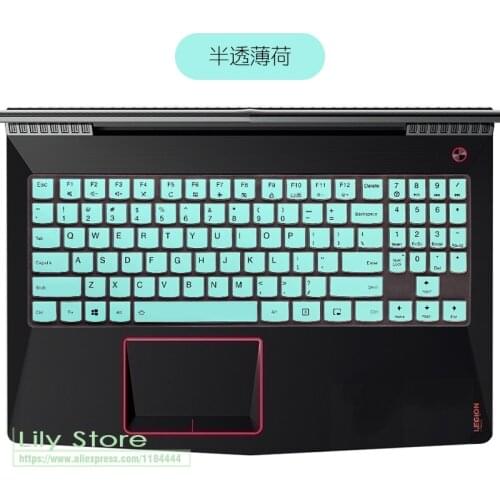 Silicone Keyboard Cover Skin Protector For Lenovo Legion Y7000 Y7000p Y720 Y520 Y530 Gaming Laptop 15.6 inch