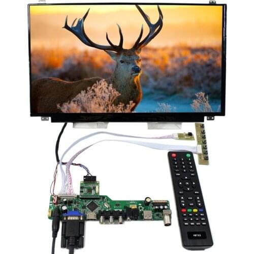 TV H DMI VGA AV USB LCD Controller Board With 15.6inch 1920x1080 B156HAN01.2 EDP LCD Screen