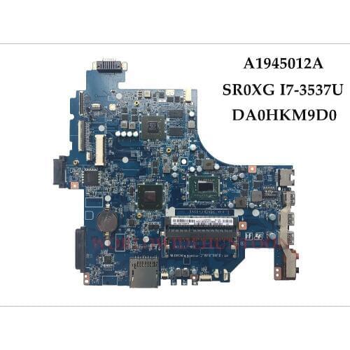 High quality DA0HK9MB6D0 for SONY SVF152 series Laptop Motherboard A1945012A SR0XG I7-3537U GT740M 1GB 100% Fully Tested