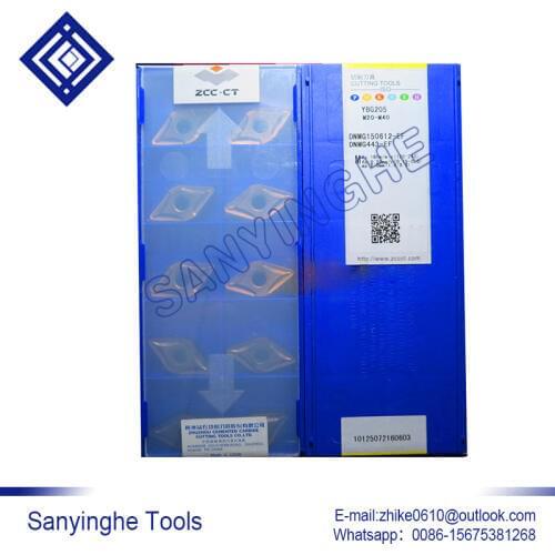 Free shipping high quality 10pcs/lots YBG205 DNMG150612-EF cnc carbide turning inserts cnc blade lathe turning tool