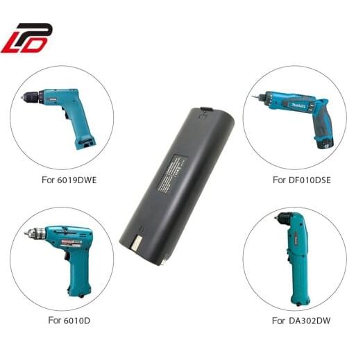 7.2V 2000mAh NI-CD Rechargeable Battery for Makita 7000 7002 7033 191679-9 192532-2 192695-4 632002-4 Cordless Drill Tools