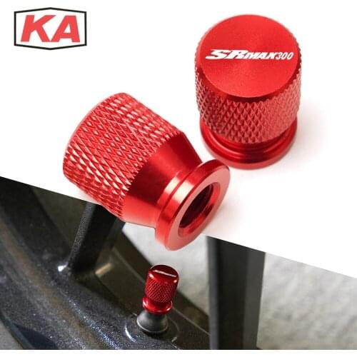 For Aprilia SRMAX 250 300 2016 2017 2018 2019 year Motorcycle Accessories CNC Aluminum Wheel Tires tire Valve Air Port Cover Cap