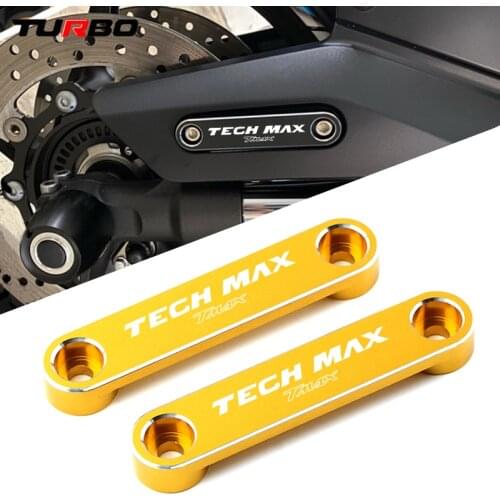 Motorcycle CNC Accessories For YAMAHA TMAX 560 TCEH MAX 2020 2021 Front Axle Coper Plate Decorative Cover New TMAX560 TECHMAX