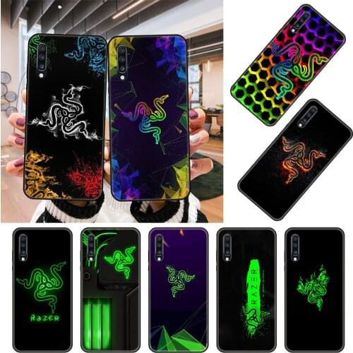 Phone Case For Samsung Galaxy A 50 51 71 70 80 7 5 10 40 20 30 41 21 S E Black Cover Etui Fashion Prime Trend Snake Game Brand