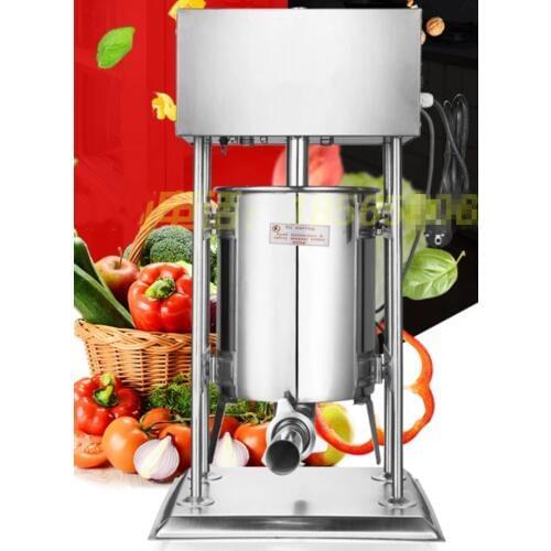 Electirc Stainless steel Vertical Commercial horizontal Sausage Stuffer Filler Machine 12L enema machine sausage filler