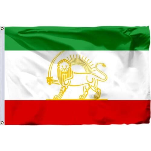 Iran State 1924 Flag 90x150cm 3x5ft 100D Polyester Double Stitched High Quality Banner Free Shipping