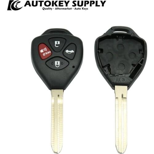 FORToyota 3+1 Button Remote Key Shell AKTYS205-1