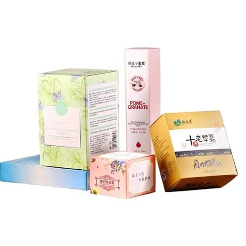Customized color printing box folding packaging paper box for toothpaste Chinese herb
