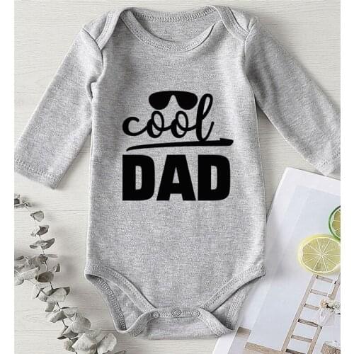 Cool Dad Letter Printing Children Jumpsuits Summer Baby Clothes Girl Toddler Winter Clothing Newborn Costume Romper for Babies