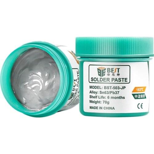 BEST Low Temperature Solder Paste Sn 63/Pb37 183℃ Tin Paste For Mobile Phone PCB BGA SMD Motherboard Repair Tin No-Clean