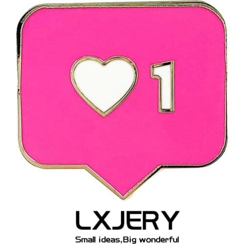 LXJERY New news notification Pin Badge On Backpack Beautiful Brooch Pins For Clothes Broche For Women Girls Gift