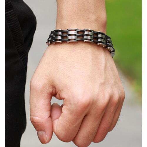 Fashion Bicycle Stainless Steel Chain Bracelet For Men Cuban Curb Bracelets 2020 Pulseira Masculina Pulceras Para Hombre