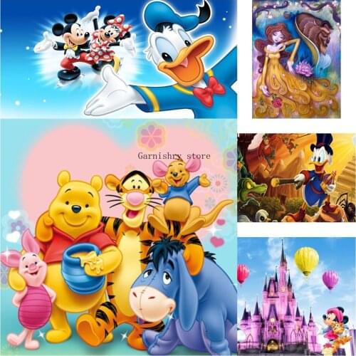 5D DIY Disney Diamond Painting Diamond Embroidery Full Square Cross Stitch Kits Mosaic Home Decor Wall Gift
