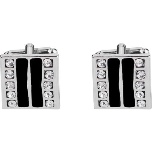 New Trendy Mens Shirt Cufflinks For Men Wedding Brand Cuff Button Red Black French Cuff Links High Quality Business Abotoaduras