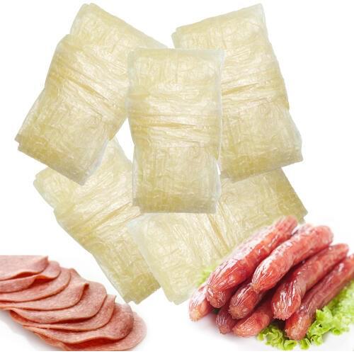 5pcs/Lot BBQ Casings for Sausage,Each Length:100cm Wide:6cm,Salami,BBQ Kitchen Tools Meat Poultry Tools Inedible Casings