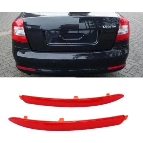 For Skoda Octavia A5 A6 2009 2010 2011 2012 2013 Car-Styling Rear Bumper Reflector Light