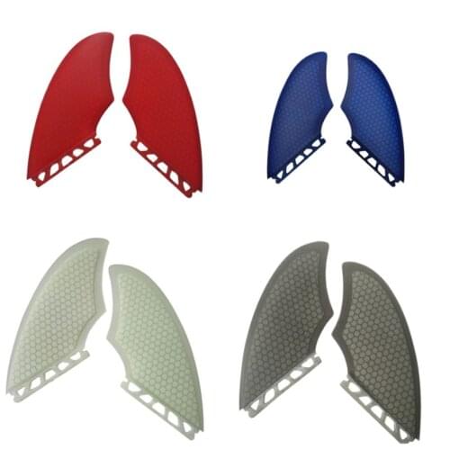 Surfing Single Tabs Twin fins keel fins Black/Red/Blue/White Color Fiberglass Surfboard Fin surf Fins surfboard accessories