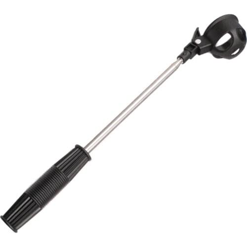 Golf Ball Picker With Automatic Locking Spoon Cup Golf Ball Picker Stainless Steel Retractable Ball Retriever Sucker Tool