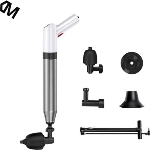 Professional Toilet Plunger High Pressure Thrust Plunge Removes Heavy Duty Clogs from Clogged Bathroom Toilets Power Plungers