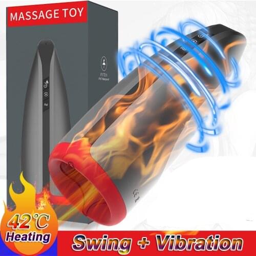 Sex Shop Sucking Swing Oral Sex Machine Vibration Blowjob Penis Exercise Delay Ejaculation Male Masturbator Tools Toys For Man