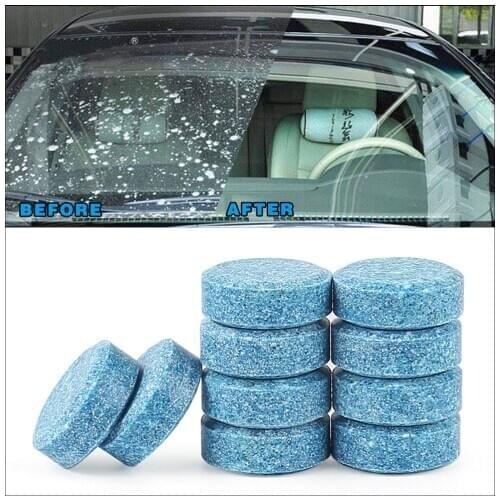 10pcs Car Solid Cleaner Effervescent Tablets Spray for Forester Outback Lmpreza Justy XV XT RX SVX Loyale BRZ Any Car Legacy