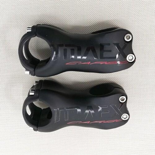 TMAEX Carbon Stem Bike Road/MTB Stem 6/17 Degrees Angle 80/90/100/110/120mm Black Mate Carbon Stem Free shipping