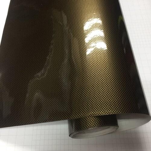 Premium Ultra Glossy Carbon Fiber Vinyl Car Wrap Film For Car Sticker Laptop Skin Phone Cover Motorcycle Vehicle Decal