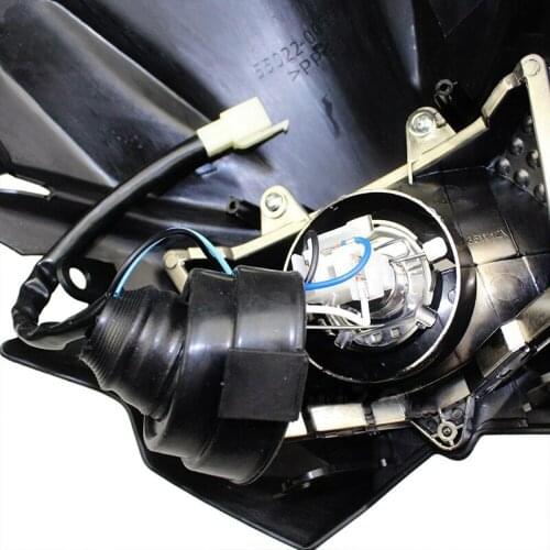 Universal Motorcycle Fairing Headlight Hi/Lo Beam Light Street Fighter Dirtbike