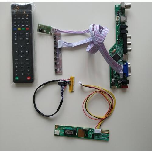 LCD LED TV AUDIO USB VGA HDMI AV 1 CCFL lamps Controller driver Board For LP171WP4-TLN1 1440*900 card monitor display
