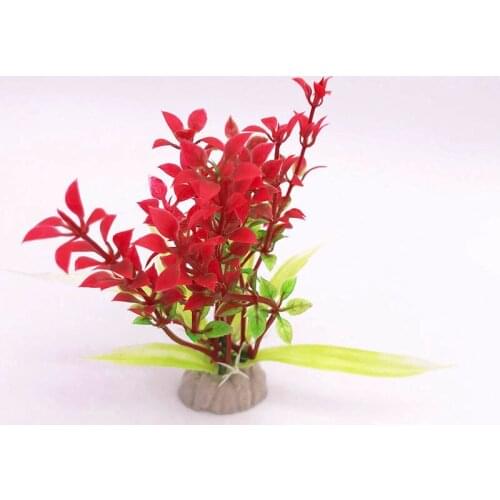 1 pcs Plastic Aquarium Plants Pretty Water Grass Ornament Decor Landscape for Fish Tank