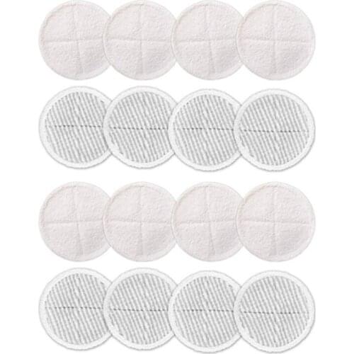 16Pack Replacement Pads for Bissell Spinwave Crosswave Microfiber Washable&Reusable Compatible with 2124 2039A 2307 2315