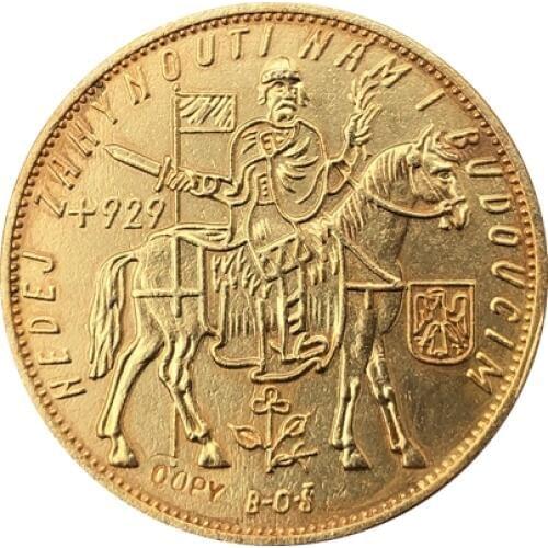 1931 Czechoslovakia 5 Ducats coins copy 34MM