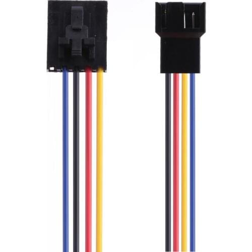 5Pin to 4Pin Fan Connector Adapter Converter Extension Cable Wire for Dell styles 5 pin Latch styles PC Laptop