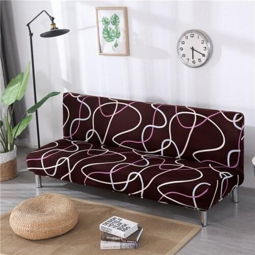Geometric Folding Sofa Bed Cover Sofa Covers Spandex Stretch Elastic Seat Universal Cover Slipcovers For Living Room