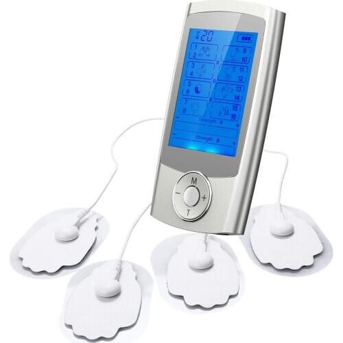 JUMPER Dual Channel Tens Machine, Rechargeable Therapy Device for Pain Management with Pain Modes for 2 Users