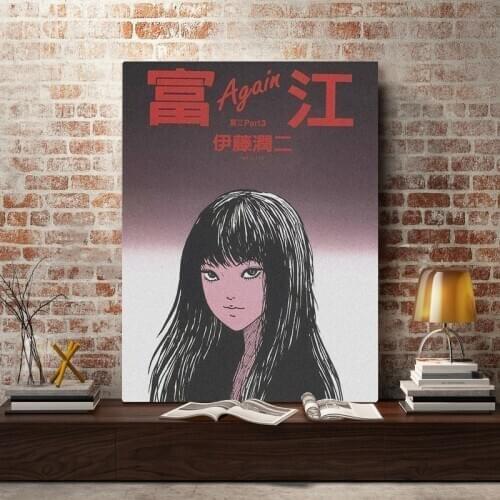 Tomie Kawakami Junji Ito anime Painting wall Art Canvas for Living room home bedroom study dorm decoration prints