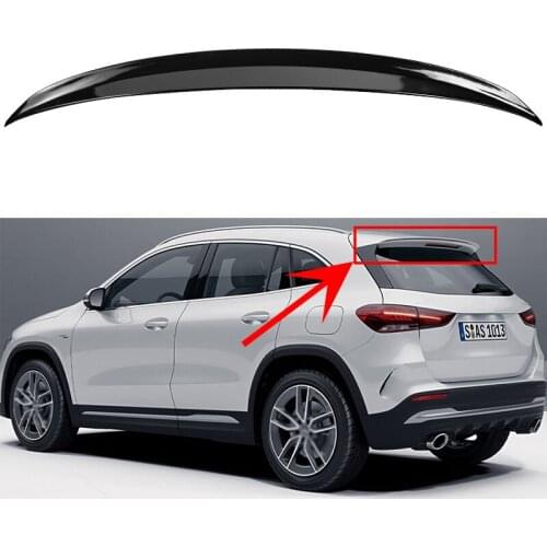 Car Styling Glossy Black Rear Roof Spoiler Wing For Mercedes Benz GLA180 GLA200 GLA220 GLA250 GLA35 GLA45 AMG Line H247 2020