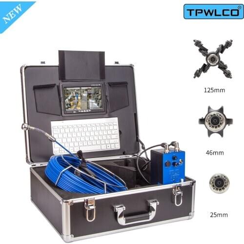 New 7inch meter counter DVR Snake Video Endoscope Camera 25MM 20M Well Wall Pipe Drain Sewer Underwater Inspection Camera