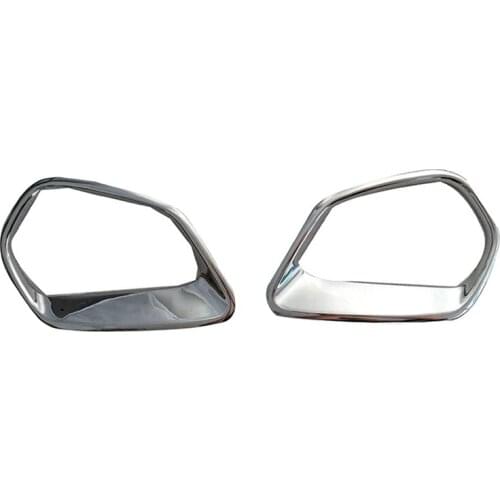 Chrome Car Back Rear Fog Light Lamp Cover Trim for Mitsubishi Outlander 2016 - 2019