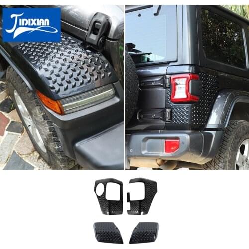 MOPAI Car Stickers for Jeep Wrangler JL Car Rear Taillight Tail Light Lamp Guard Cover for Jeep Wrangler JL 2018+ Accessories