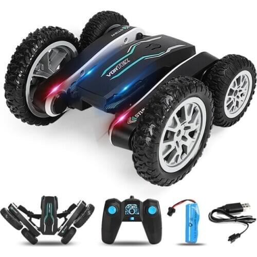 JTY Toys RC Truck 360° Rotating Handstand Light Stunt Vehicle 4WD Crawler High Speed Drift Remote Control Trucks For Children